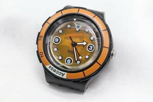 [W144-49] рабочий товар батарейка заменен Swatch Access Swatch доступ SWISS вращение оправа наручные часы лицо только мужской [ стоимость доставки единый по всей стране 185 иен ]