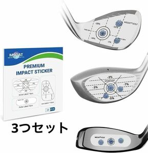 MSOAT ゴルフショット マーカー ゴルフ練習用品 ショットセンサー ラベル