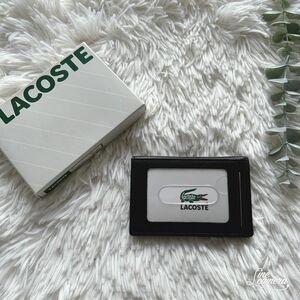 新品　未使用　LACOSTE ラコステ　名刺入れ　定期入れ　カードケース　