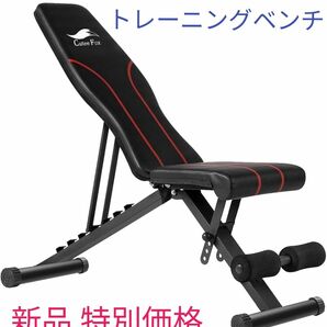 2024 新品 CuteeFox トレーニングベンチ 折り畳み フラットベンチ 角度調節 CTF 耐荷重量300kg