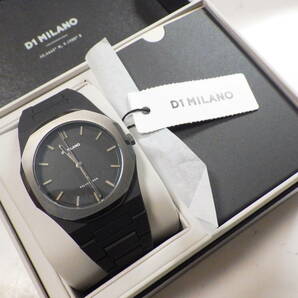 D1 MILANO ディーワンミラノ クオーツ腕時計 ブラック PCBJ13 #842の画像8