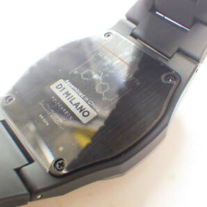 D1 MILANO ディーワンミラノ クオーツ腕時計 ブラック PCBJ13 #842の画像3
