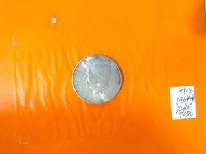 1円オーク：USA1964年ケネディ1/2ドル銀貨1枚NO-905-E