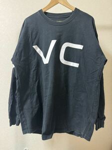 RVCA ルーカ ロンT FAKE RVCA L/S AJ041-063 ブラックオーバーサイズ フィット ロンT size L ロングTシャツ 長袖 黒 