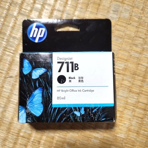  unopened hp original ink 711B black 60s24-1378