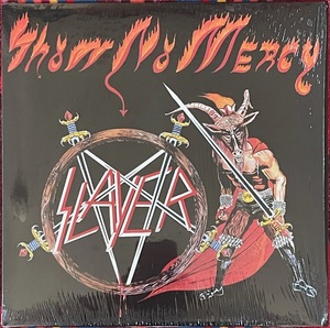 ♪美品♪Slayer - Show No Mercy (Red Translucent Vinyl)/再生2回/音飛びなし/スレイヤー/Anthrax/Megadeth/Metallica