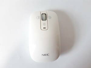 NEC 純正ワイヤレスマウス　Bluetooth♪　接続・動作確認済み♪ホワイト　MT-1337　②