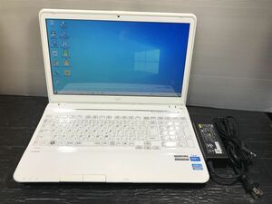 ☆050401 新品SSD搭載 NEC ノートPC LaVie LS550/H ホワイト Core i5 メモリ 8GB SSD 256GB Windows 10 ブルーレイ