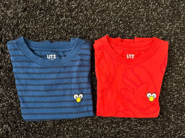 ユニクロ 2枚売り キッズ 半袖Tシャツ 110cm