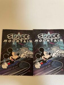 ディズニーランド　space mountain 未来チケット　　　　　　♂ ♀ 二つ　　　　アドベンチャーチケット　優先入場券