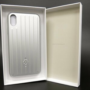 ◆未使用 保管品◆RIMOWA リモワ◆I phone XS MAX◆アルミニウム◆スマホケース◆シルバー◆スーツケースデザイン◆A4978の画像2