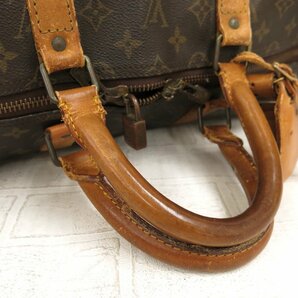 ◆LOUIS VUITTON ルイ・ヴィトン◆モノグラム スピーディ◆トアル地 カーフ レザー 本革◆ボストン バッグ◆ブラウン G金具◆A4966の画像3