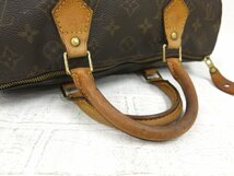 ◆LOUIS VUITTON ルイ・ヴィトン◆モノグラム スピーディ◆トアル地 カーフ レザー 本革◆ハンド バッグ◆茶系 ゴールド金具◆A5086_画像3