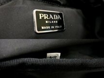 ●美品●PRADA プラダ●三角ロゴプレート●ポコノ ナイロン●リュックサック●黒●SV金具●イタリア製●B5 書類●収納 かばん●Js46524_画像7