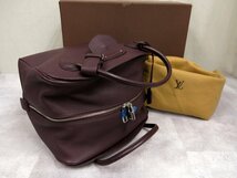 ★超美品●LOUIS VUITTON ルイ・ヴィトン●オートマロキヌリ ミラリス●M93859●トリヨン レザー 本革●ハンド バッグ●カシス●B5●B168_画像4