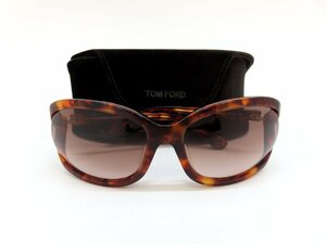* super-beauty goods * as good as new *TOM FORD Tom Ford *VIVIENNE TF9278* tortoise shell style * plastic frame sunglasses * brown group Gold metal fittings *A5233