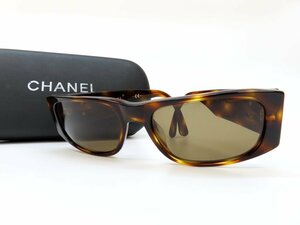 * super-beauty goods *CHANEL Chanel * here Mark 07796* tortoise shell style * sunglasses * Brown Gold metal fittings * Vintage * plastic frame *A5433