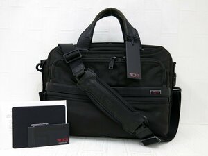 ◆TUMI トゥミ◆メンズ◆バリスティックナイロン レザー 本革◆2way ビジネス ショルダー バッグ◆ブラック◆肩掛け◆斜め掛け◆A5451