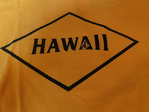 激レア USA購入 【VOLCOM】ボルコム 【GIVEBACK SERIES】【HAWAII VOLCOM STONE 】ロゴプリントTシャツUS Lサイズ イエロー_画像3