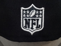 USA購入【NEWERA】【59FIFTY】NFLアメフト シアトル シーホークス 【Seattle Seahawks】ロゴ刺繍入りキャップ ブラック(7 1/2)_画像7