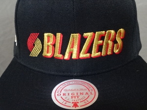 激レア USA購入 【Mitchell & Ness】【HWC】NBA トレイルブレイザーズ【Portland TrailBlazers】NBA創設50周年記念 ロゴ刺繍入りキャップ