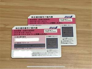 【送料無料】最新 25年5月末まで有効　ANA全日空　株主優待券2枚