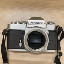 A7349 Nikomat EL本体＋レンズ3本 / NIKKOR 50ｍｍ 1:1.4 /28mm 1:2.8 /135mm 1:2.8 一眼レフカメラ ジャンク 中古_画像3