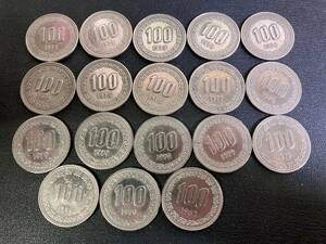 D8701 18枚まとめ★韓国 旧デザイン 100ウォン 白銅貨 特年 古銭 旧硬貨 外国コイン レア 1972～1982年★