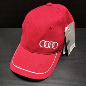 ● Audi "Cap" * Dirty Audi Emelcodery Hat Hat Red Red Logo