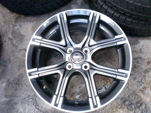 1本です★NISUMO　日産マーチ　K13改　16×7　PCD100　+46　アルミホイール