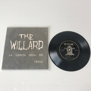 【激レア】 レコード ソノシート THE WILLARD ウィラード 遠藤みちろう 1st ソノシート LA CADUTA DEGLI DEI 美品