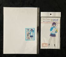 【新品未開封】　「創彩少女庭園」×BOOKOFFコラボ　描き下ろし　BIGアクリルスタンド 早乙女 瑠衣 特典クリアしおり 特典背景シート_画像1