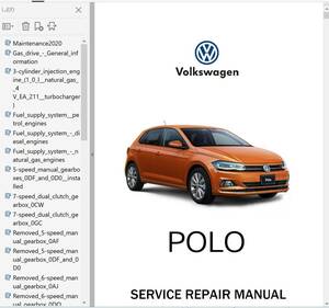 ポロ MK6 AW 2018-2022 ファクトリーワークショップマニュアル 配線図 整備書 Polo フォルクスワーゲン