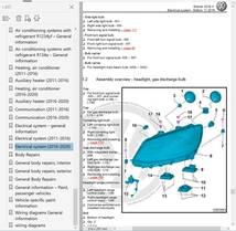 フォルクスワーゲン シャラン 2011-2020 ファクトリーワークショップマニュアル 整備書 配線図 SHARAN サービスリペアマニュアル_画像10