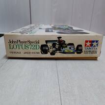 【 送料無料 】 未組立 ◆ TAMIYA J.P.S ロータス 72D 1/12 スケール 12013 タミヤ John Player Special LOTUS ビッグスケール プラモ 模型_画像7