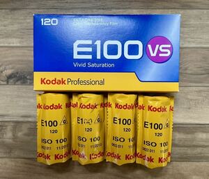 Kodak E100VS EKTACHROME エクタクローム/E100G ISO100 ブローニーフィルム 120フィルム　カラーリバーサルフィルム 期限切れ　7本まとめて