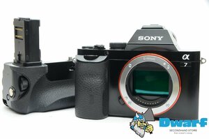 ソニー SONY α7 BODY ILC-7 縦位置グリップ VG-1EM付 ミラーレス一眼レフカメラ