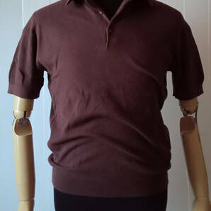ジョンスメドレーの柔らかい生地の半袖ポロシャツMの画像2
