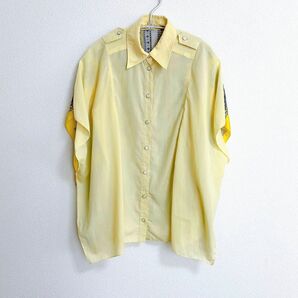 【 Diagram 】　黄色　スカーフ　グレースコンチネンタル　シャツ　ブラウス