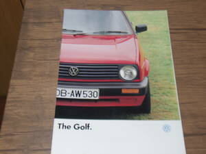  beautiful goods *1989 year * Golf Ⅱ main catalog Ti