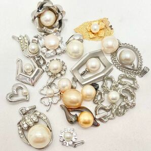 「パールペンダントトップおまとめ」m 約97.5g pearl あこや 淡水 貝パール accessory pendant necklace jewelry CE0の画像3