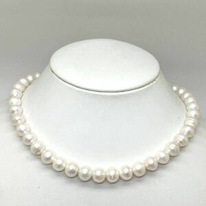 大ぶり!!［淡水パールネックレス］m 約61.0g 約42.5cm pearl jewelry necklace ジュエリー accessory アクセサリー CE0/DA0