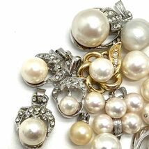 「パールペンダントトップおまとめ」m 約48.5g pearl あこや 淡水 貝パール 4℃ ベビーパール k18 accessory pendant necklace jewelry CE0_画像4