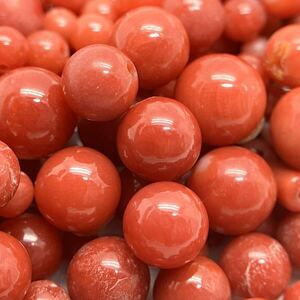  large amount!!300ct!![... summarize ]j approximately 60g loose unset jewel size approximately 2.0~6.5mm jewelry coral coral coral san . red circle sphere parts parts 
