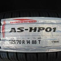 ノート アレックス 4本 シルバー 14インチ 4H 4穴 PCD 100 新品 185/70R14 夏タイヤ 夏用 中古 アルミホイールセット ！！_画像8