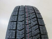 ホンダ ザッツ 4本 13インチ4穴 PCD 100 23年製 新品 ブリヂストン VRX2 155/65R13 スタッドレス 冬用 冬タイヤアルミホイールセット_画像3