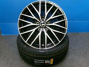 【新品SET】2023年製 PIRELLI DRAGONSPORT【215/45R18 93W XL】VENES FS01【18インチ 7.5J+48】ノア プリウスα ジェイド アクセラ