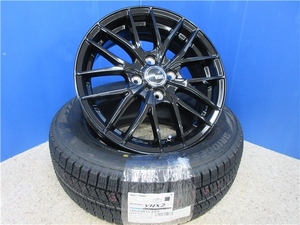 新品4本SET ヴェネス VENES GB 5.5J+42 ブリヂストン BLIZZAK VRX2 22年 185/60R15インチ アクアクロスオーバー 10系 アクア ベルタ