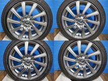 処分市 アウトレット 中古ホイール+新品スタッドレス 4本 セット 17x7J +48 5H100 ミシュラン X-ICE 3+ 215/45R17 プリウス 86 BRZ_画像2