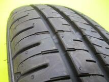 175/65R14 2024年製 新品夏タイヤ付き ダンロップ EC204 中古アルミ4枚セット シルバー 5.5J 14インチ 4/100 +45 ベリーサ ノート_画像4